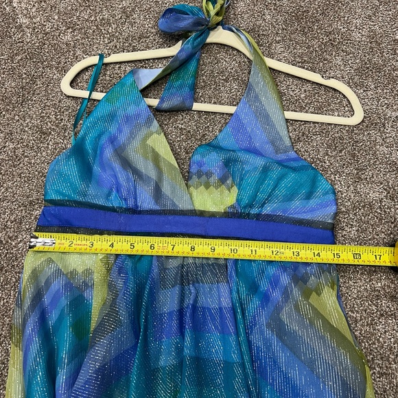 BCBGMaxAzria Multicolor Maxi Dress - Picture 6 of 10